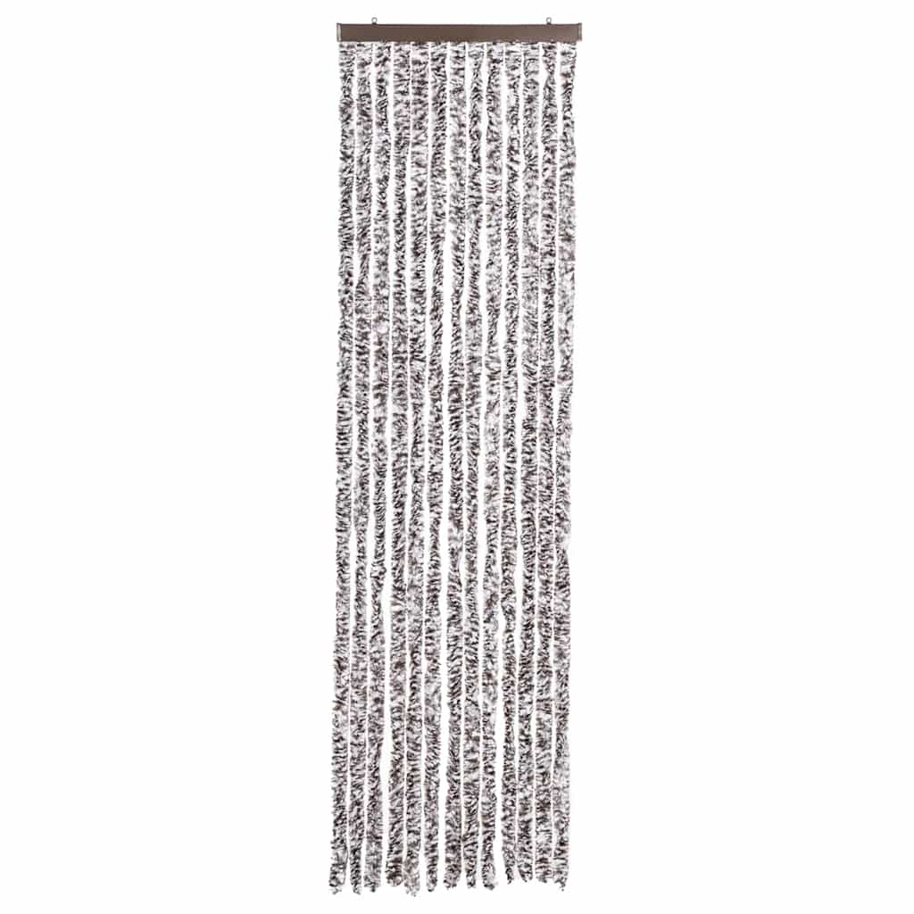 Vidaxl Fly Curtain 56x200 cm Chenille Brown e Beige
