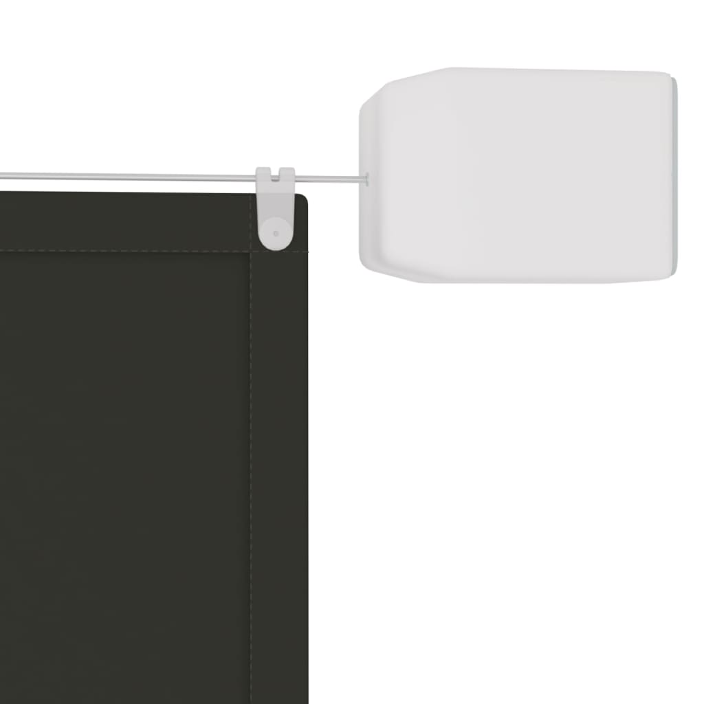 Vidaxl Luifel Vertical 100x270 CM Oxford Fabric Antracita