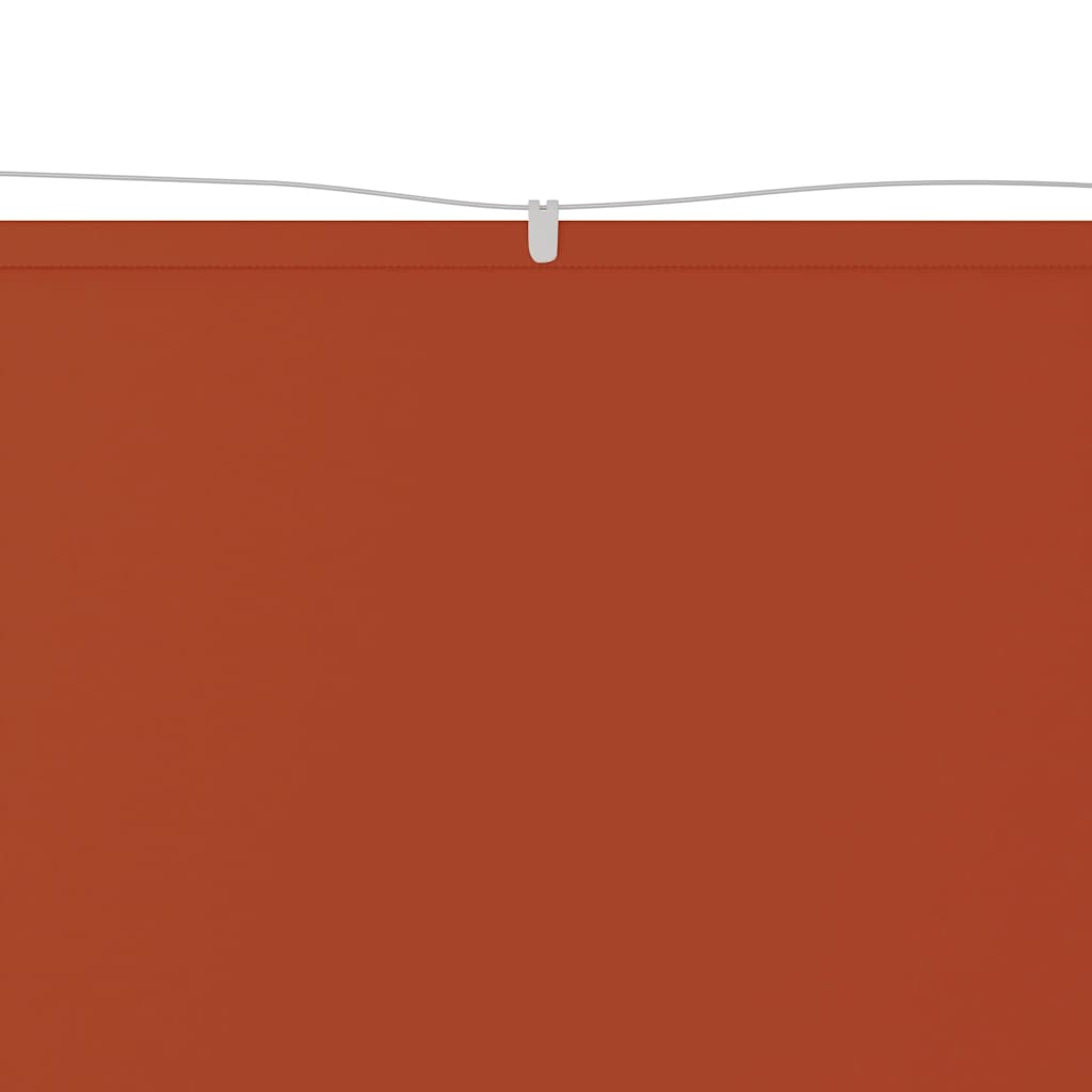 Vidaxl Luifel Vertical 60x1000 cm Oxford Fabric Terracotta
