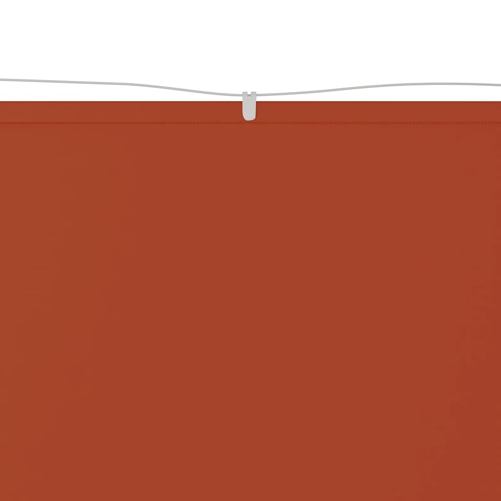 Vidaxl Luifel Vertical 100x800 cm Tessuto Oxford Terracotta