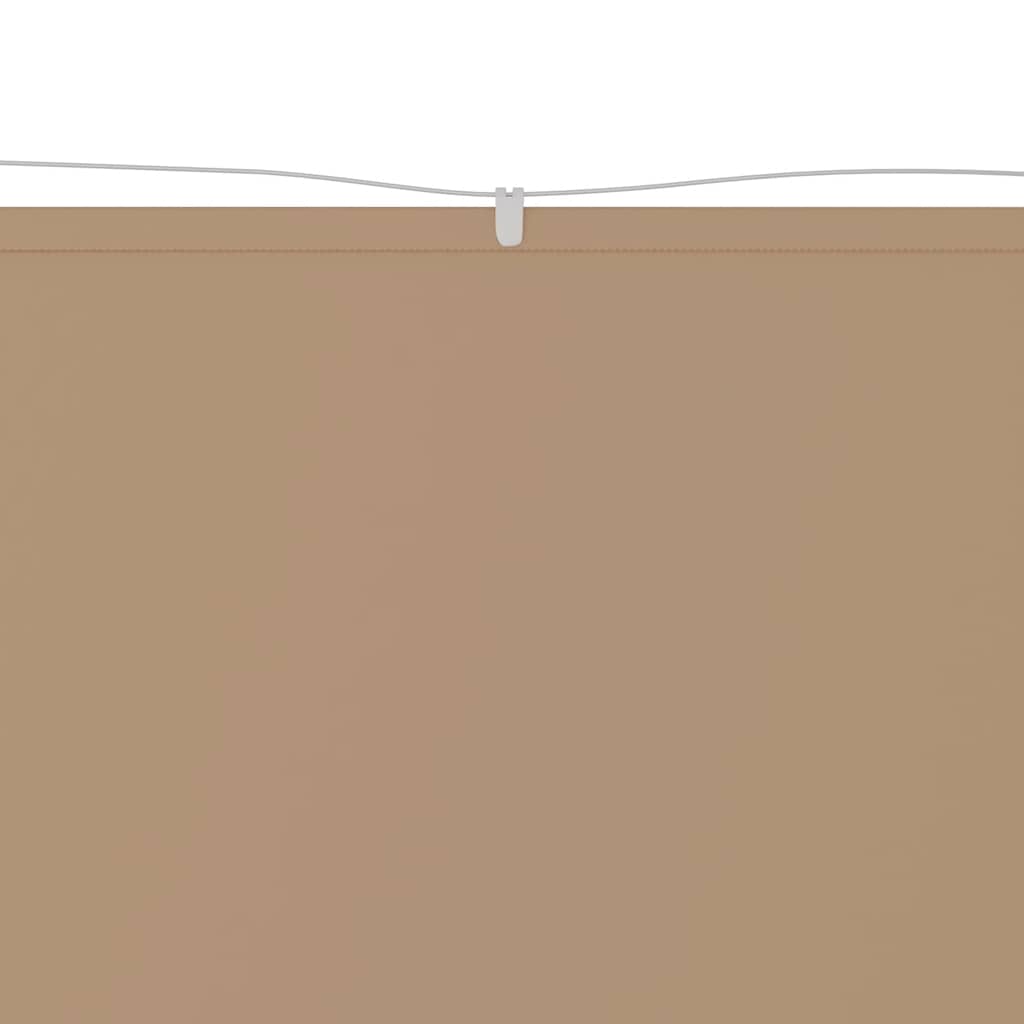 Vidaxl Luifel verticale 140x600 cm tessuto oxford taupe
