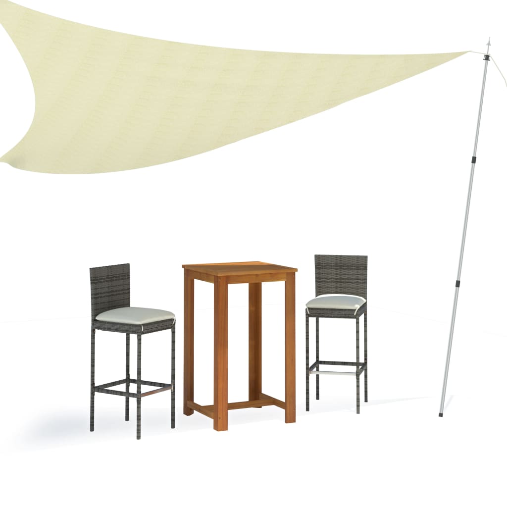 Vidaxl Luifelstok telescópico 102-260 cm de aluminio