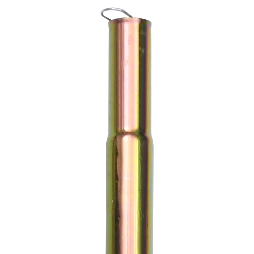 Polo per crema solare Vidaxl 250 cm in acciaio zincato