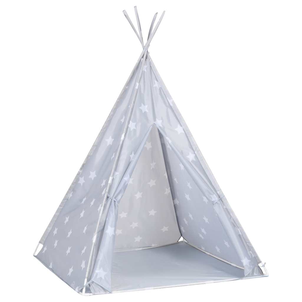 Tienda tipi infantil Vidaxx con bolsa 115x115x160 cm poliéster gris