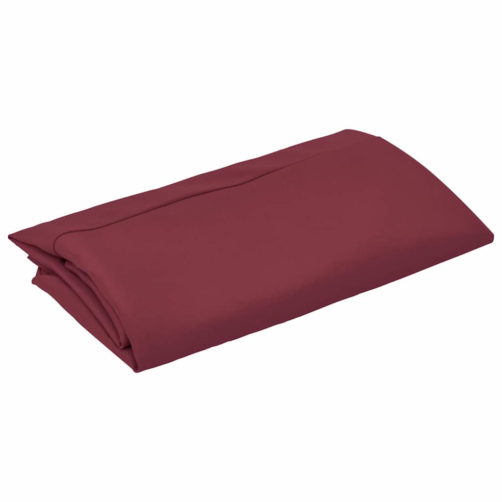 Tela de reemplazo de Vidaxl para Parasol flotante 350 cm Burdeos rojo