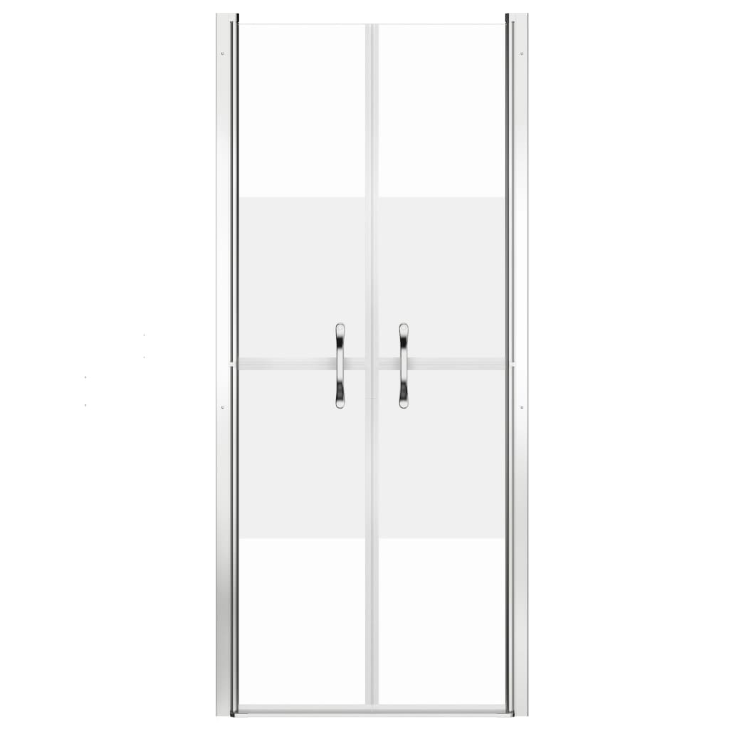 Puerta de ducha Vidaxl 91x190 cm ESG Halfmat