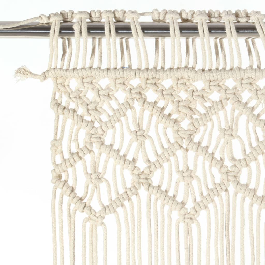 Vidaxl Curtain Macramé 140x240 cm Cotton