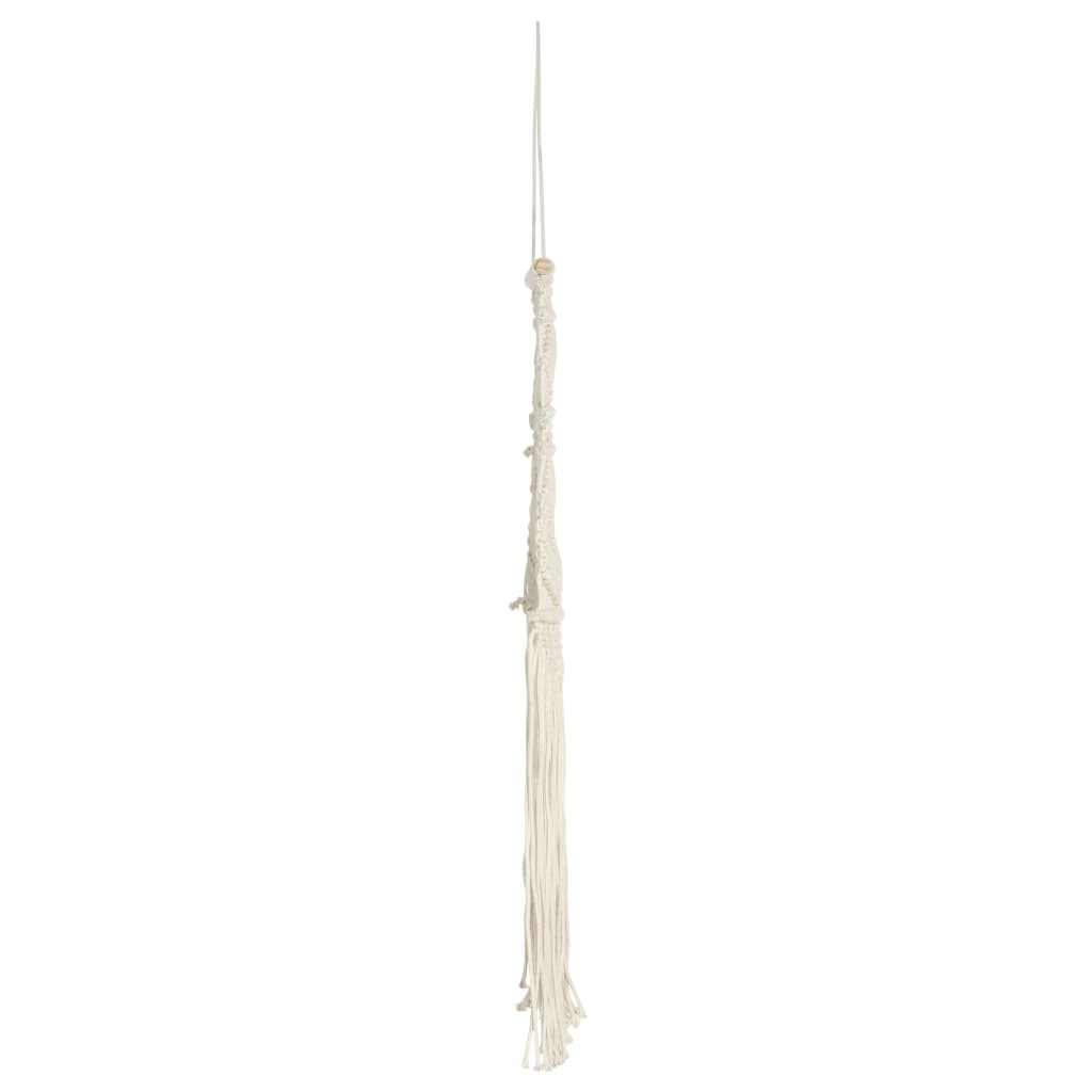 Vidaxl Wall appendiabiti macramé 40x80 cm cotone