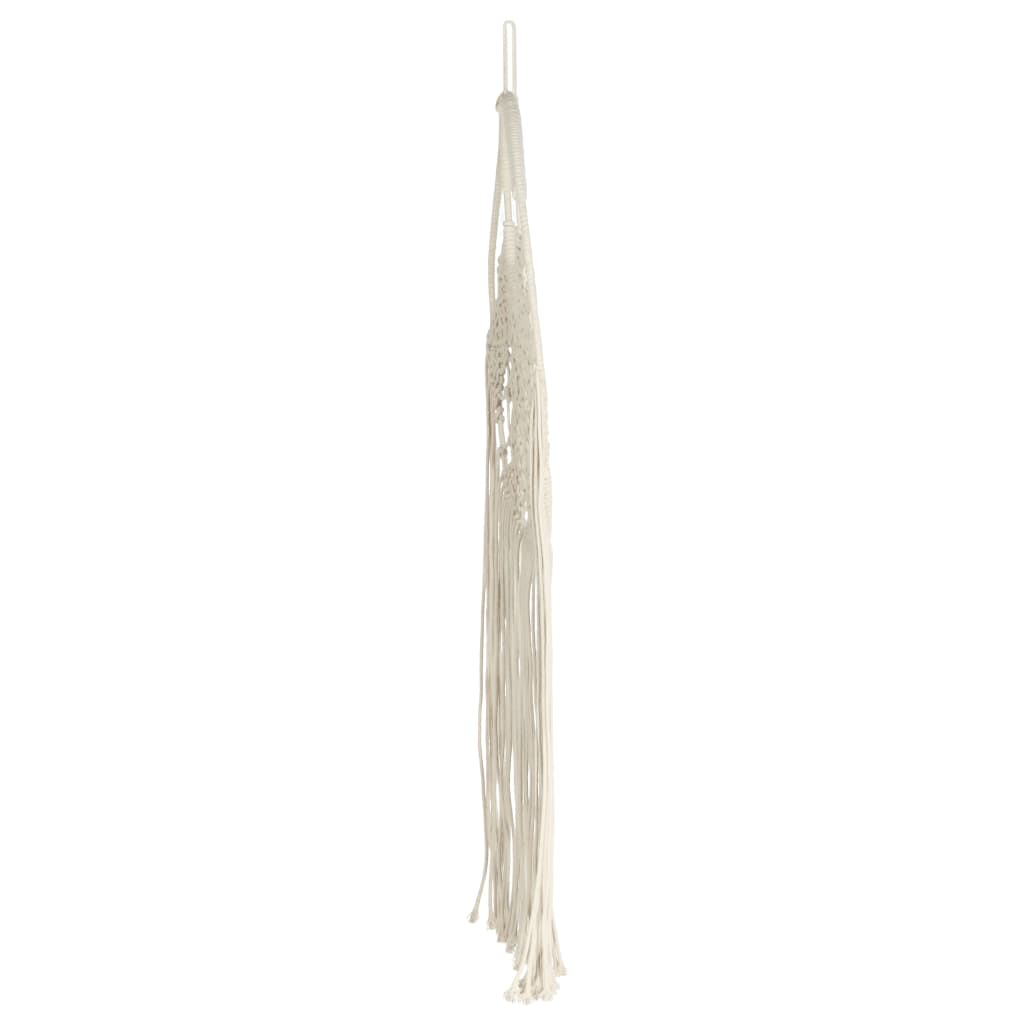 Colgadora de pared Vidaxl Macramé 40x80 cm de algodón