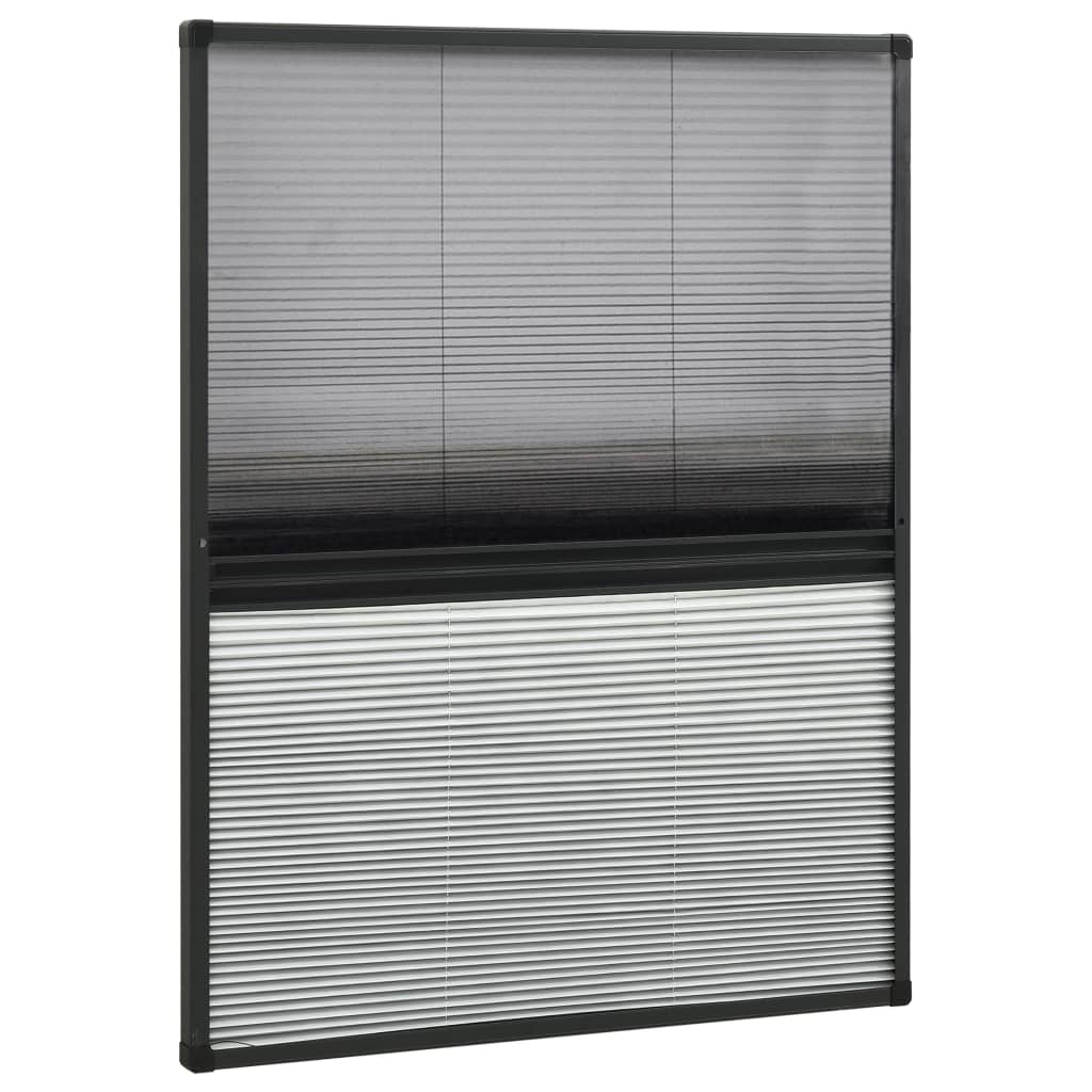 Vidaxl Raamhor Plissé con malversación de aluminio 60x80 cm
