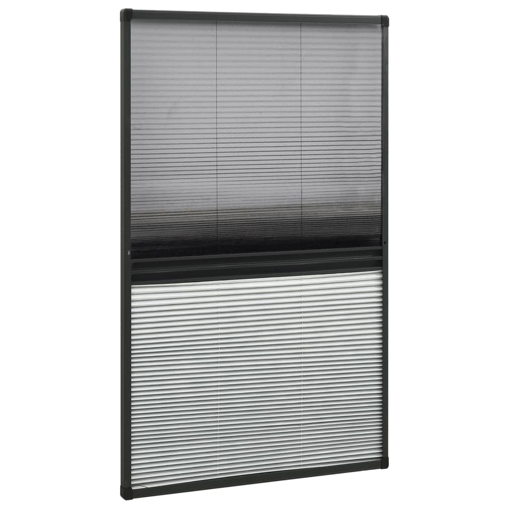 Zanzariera plissettata Vidaxx con oscurante 80x160 cm in alluminio