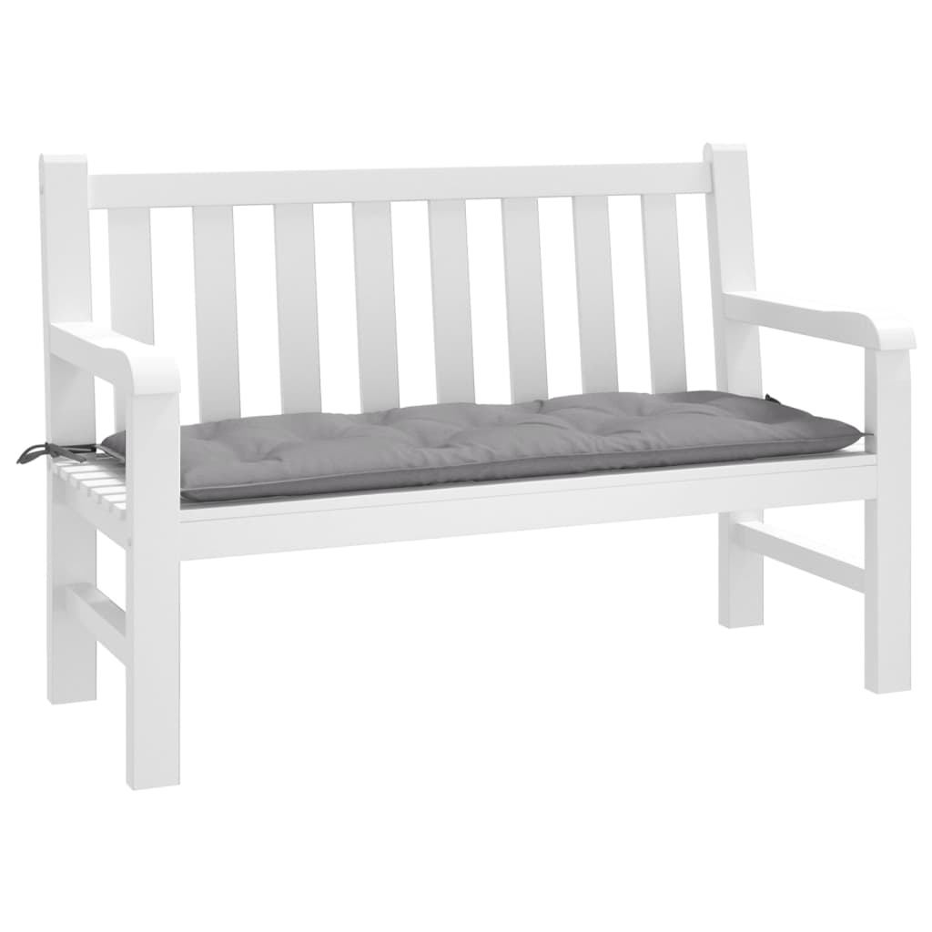 Vidaxl Garden Bench Cushion 120x50x7 CM Oxford Fabric Gray