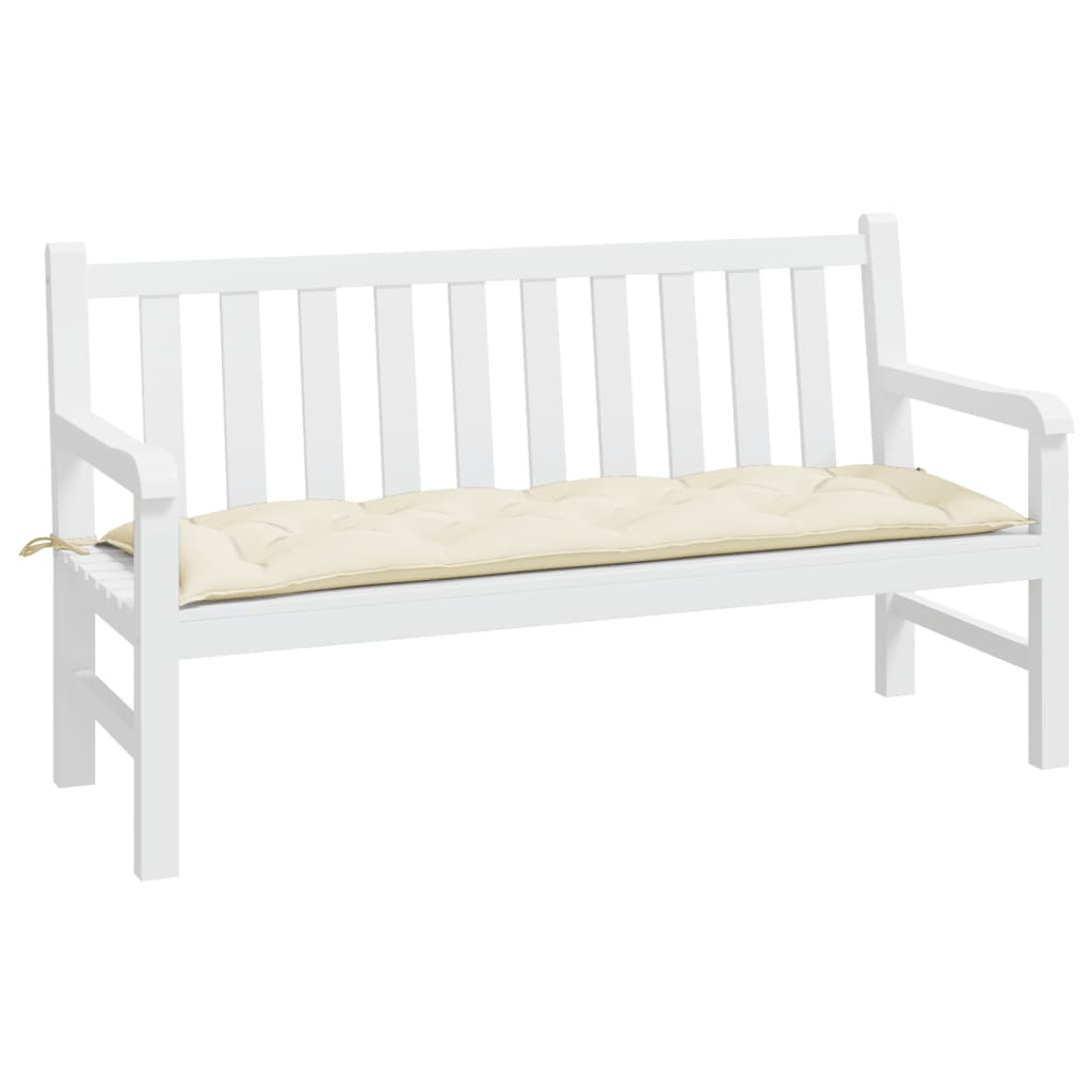 Vidaxl Garden Bench Cushion 150x50x7 CM Oxford Fabric Crèmewit