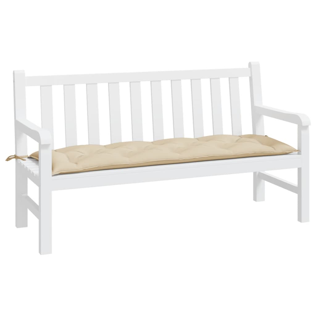 Vidaxl Garden Bench Cushion 150x50x7 CM Oxford Fabric beige