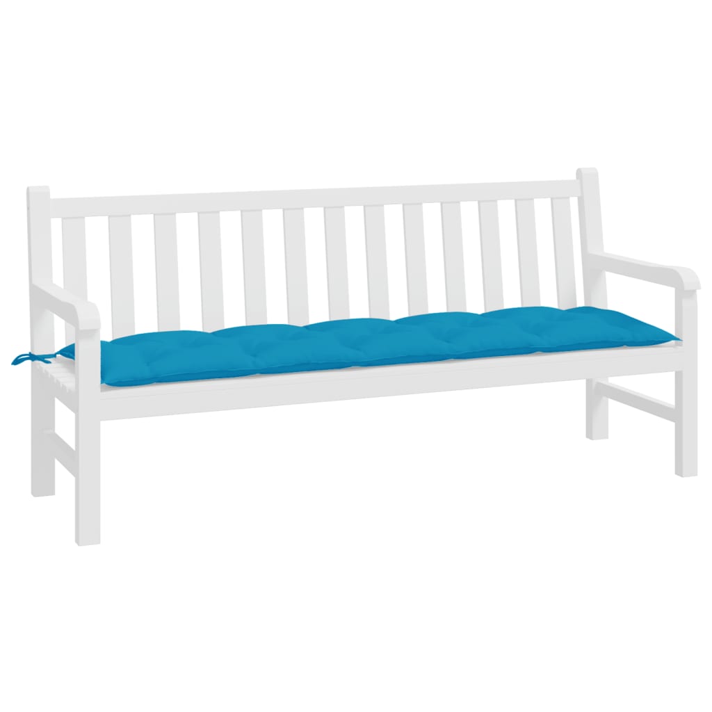 Vidaxl Garden Bench Cushion 180x50x7 CM Oxford Fabric Azul