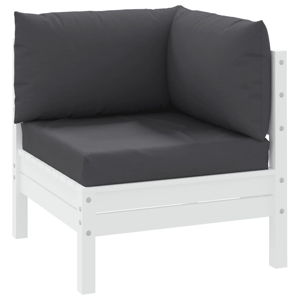 Cuscini di pallet Vidaxl 3 St Oxford Fabric antracite
