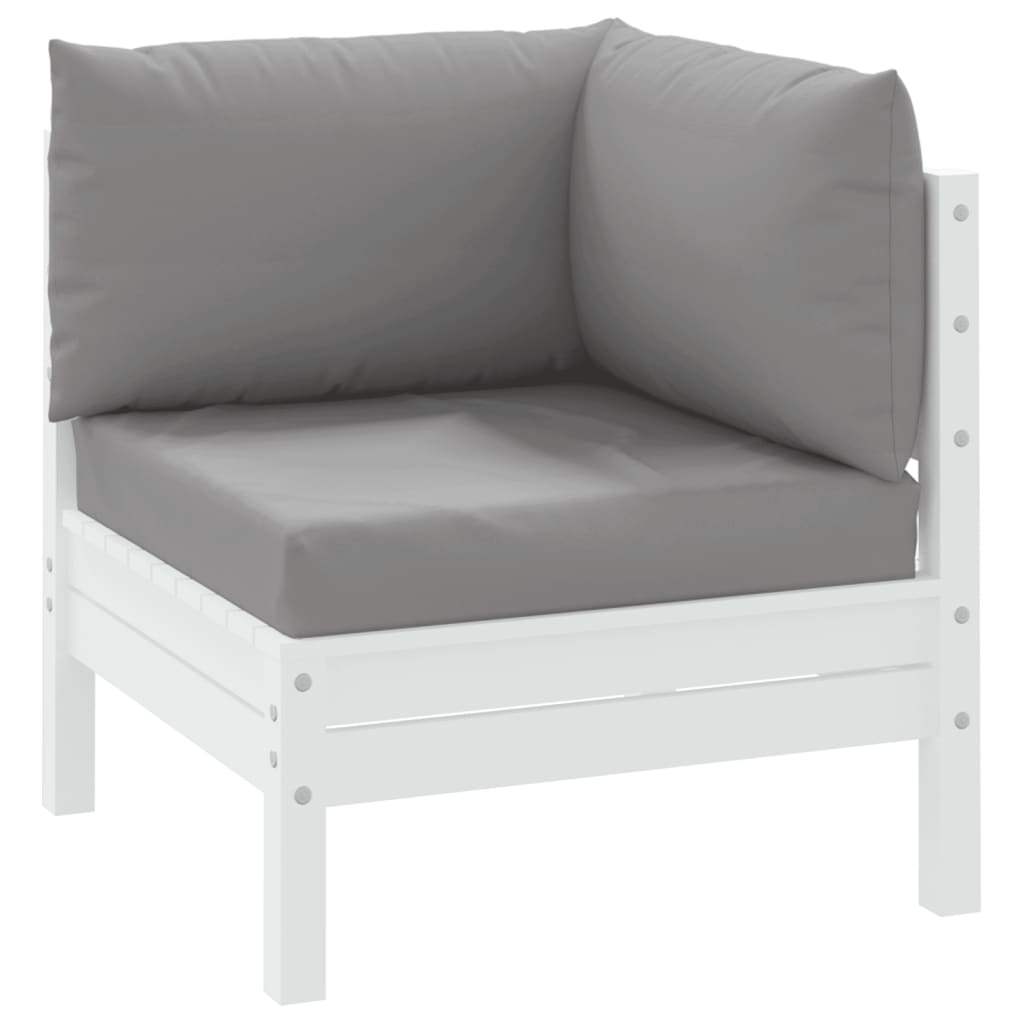 Vidaxl Pallet Cushions 3 St Oxford Fabric Grey