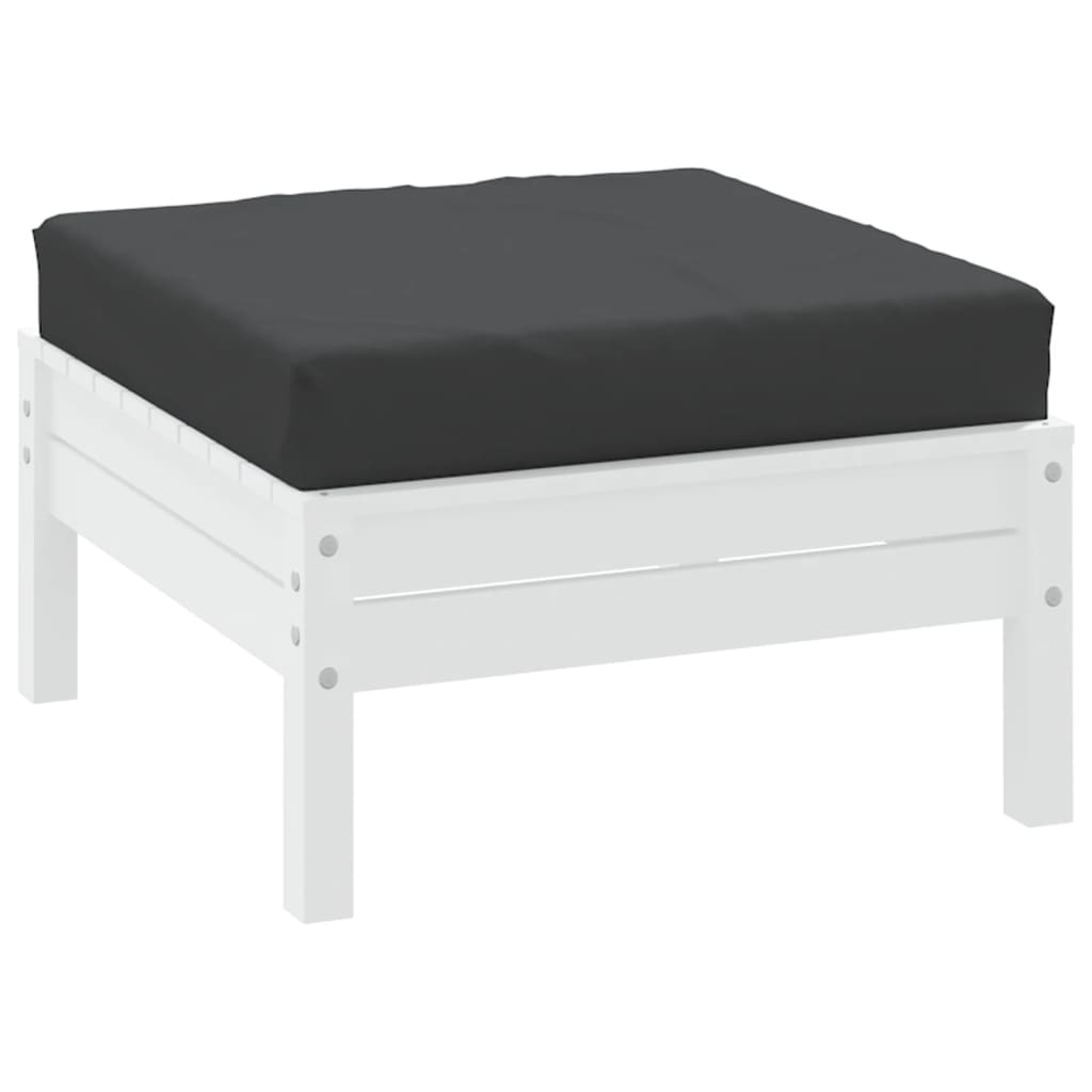 VidaXL cojín palet 60x60x6 cm tela oxford negro