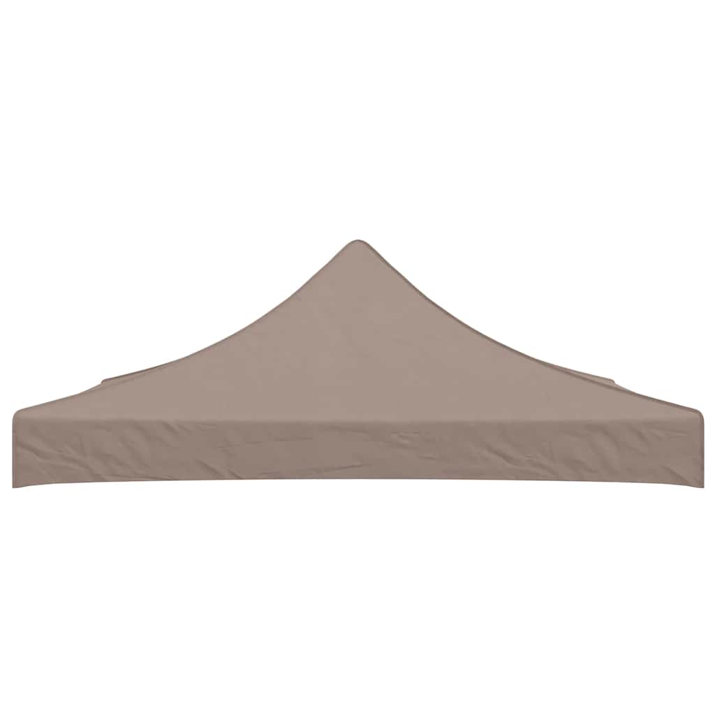 Tetto della tenda da festa Vidaxl 270 g m² 3x3 m taupe