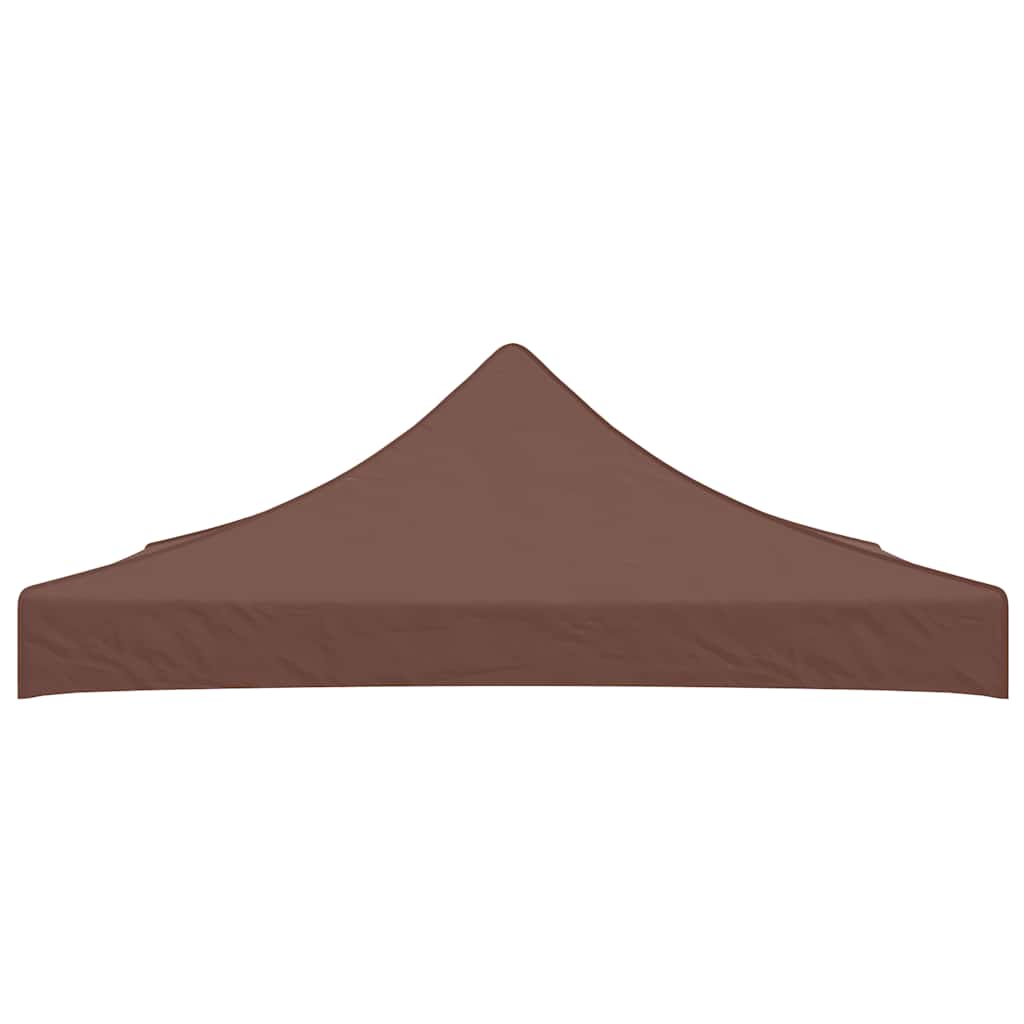Techo de carpa de fiesta de Vidaxl 270 g m² 3x3 m marrón