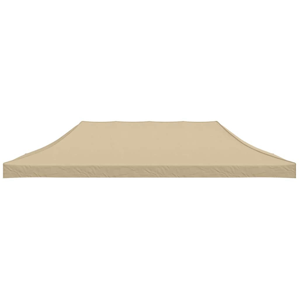 Tetto della tenda da festa Vidaxl 270 g m² 6x3 m beige