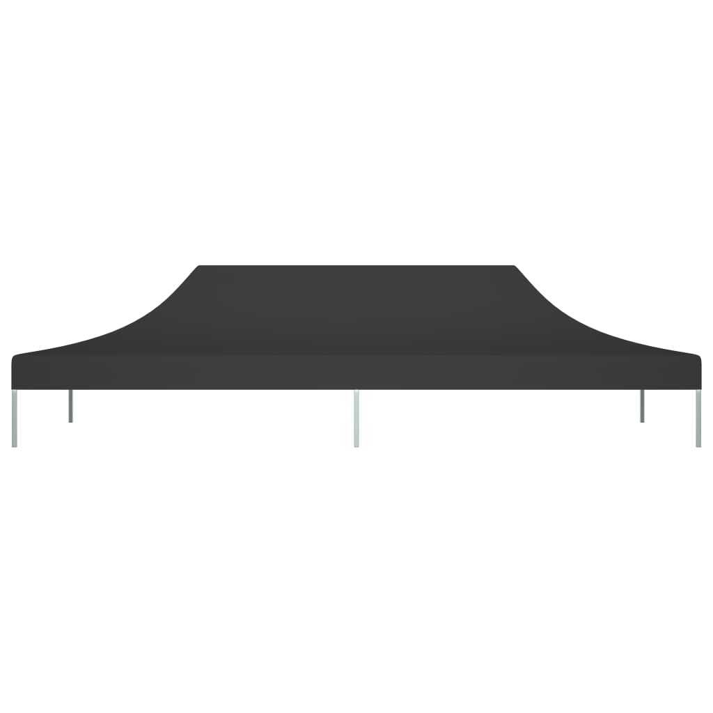 Techo de carpa de fiesta Vidaxl 270 g m² 6x3 m negro