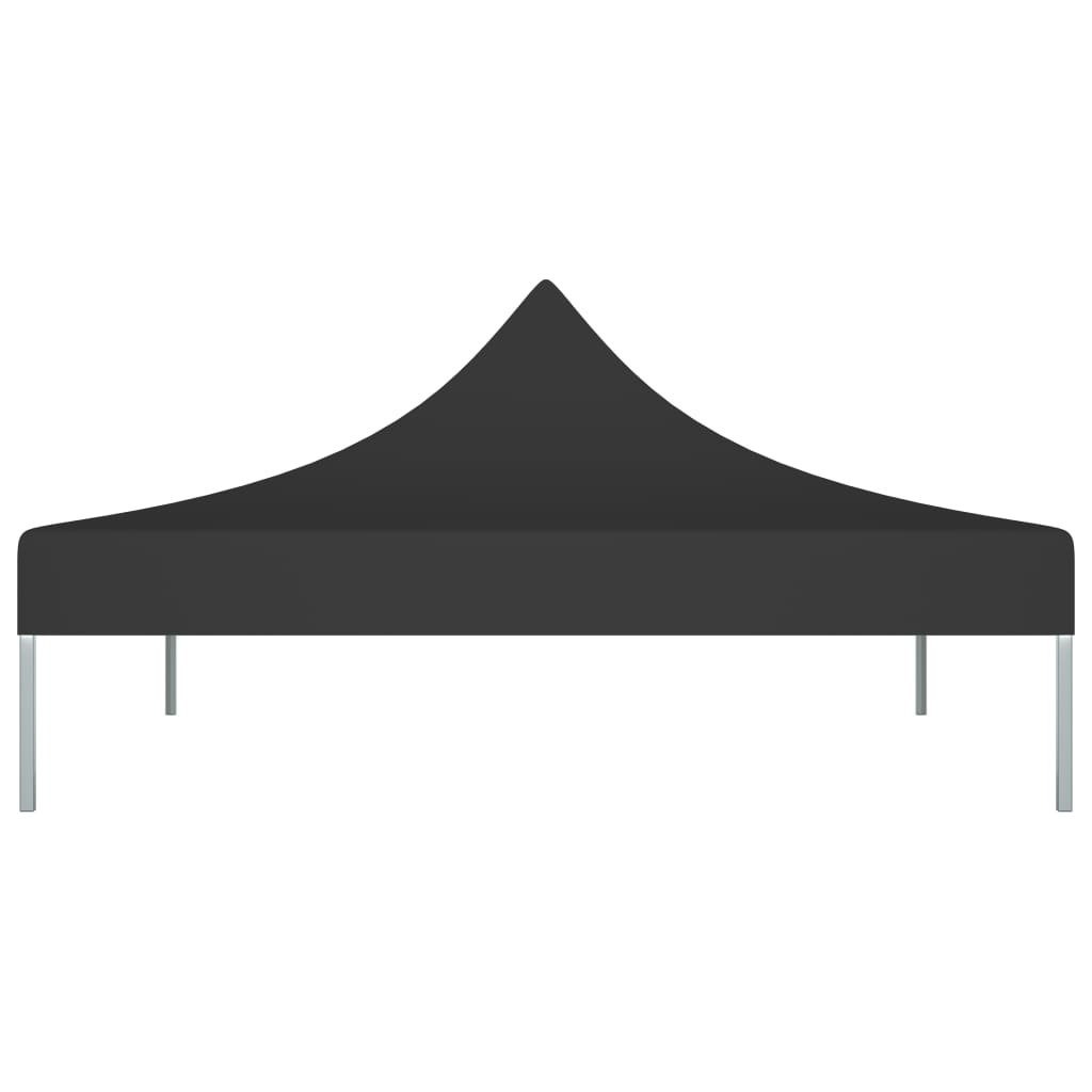 Tetto della tenda da festa Vidaxl 270 g m² 2x2 m nero
