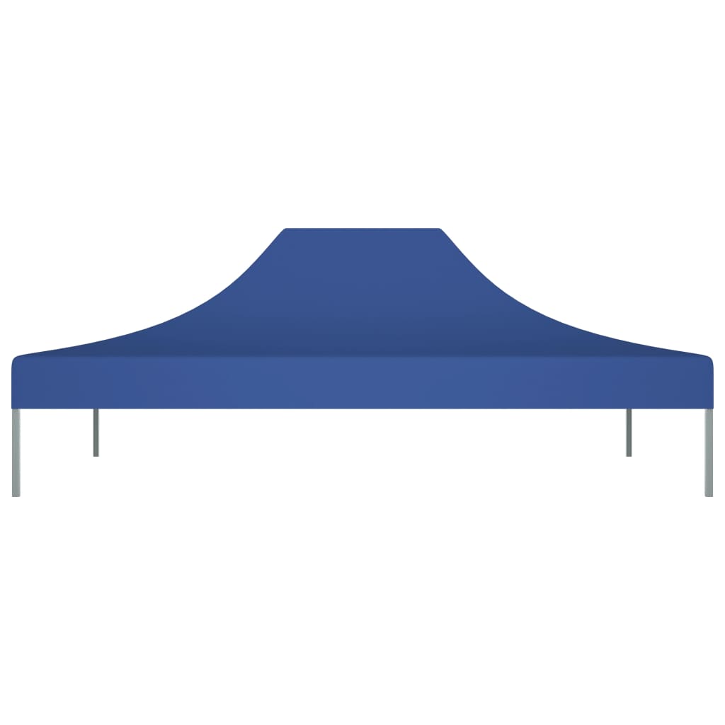 Techo de carpa de fiesta Vidaxl 270 g m² 4.5x3 m azul