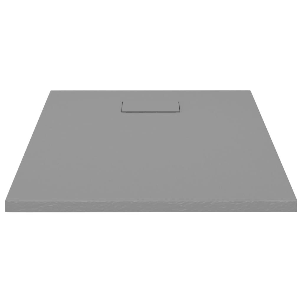Bandeja de ducha Vidaxl 90x70 cm SMC Gray