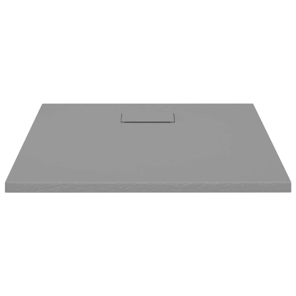 Bandeja de ducha Vidaxl 90x90 cm SMC Gray