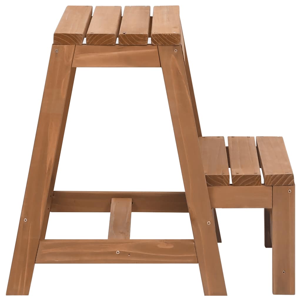 Pino sólido plegable de Vidaxl Stool