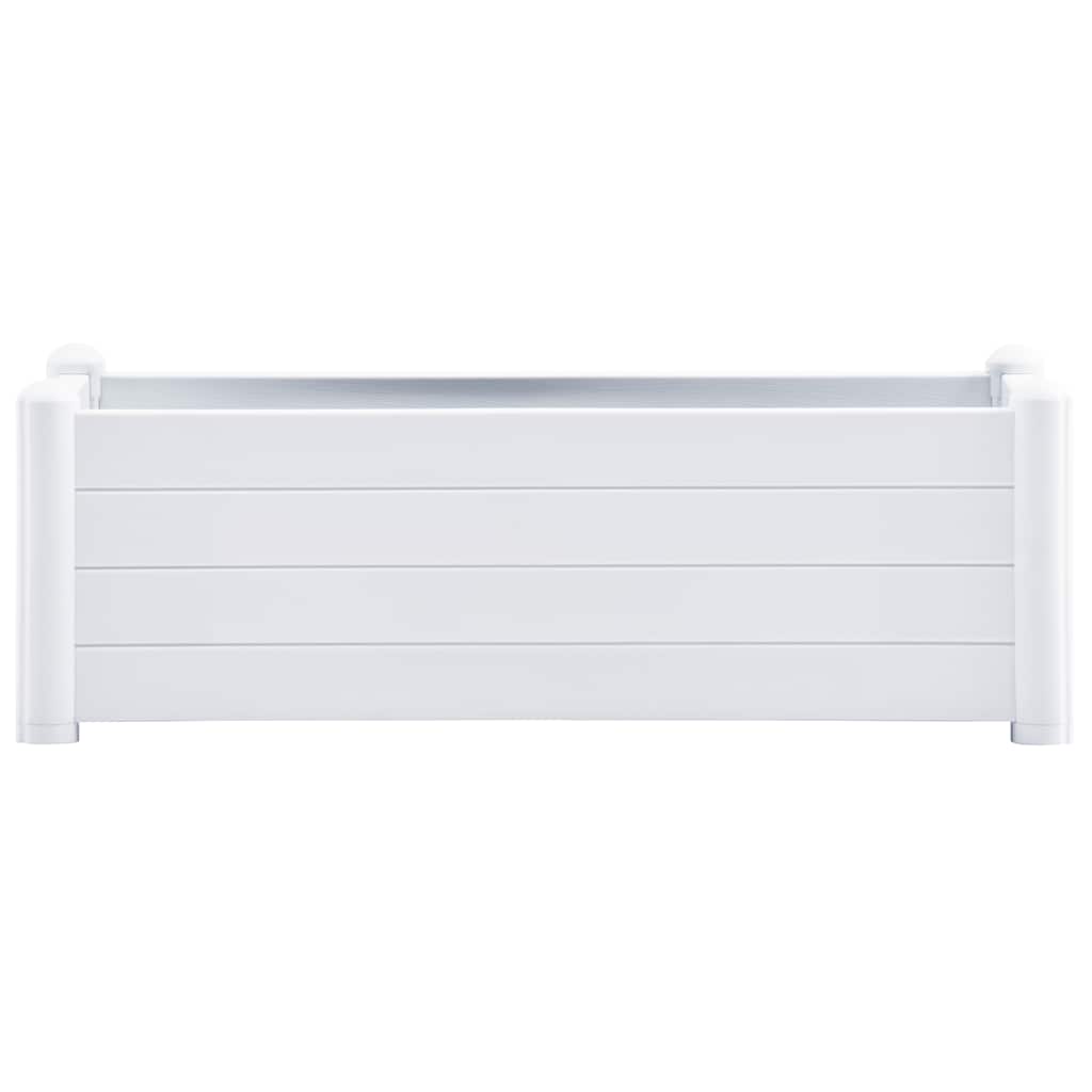 Casella di pianificazione Vidaxl raccolto 100x43x35 cm pp bianco