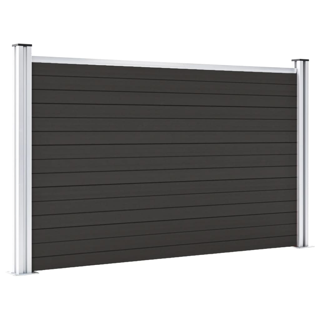 Vidaxl Fence Pannello 180x105 cm HKC nero