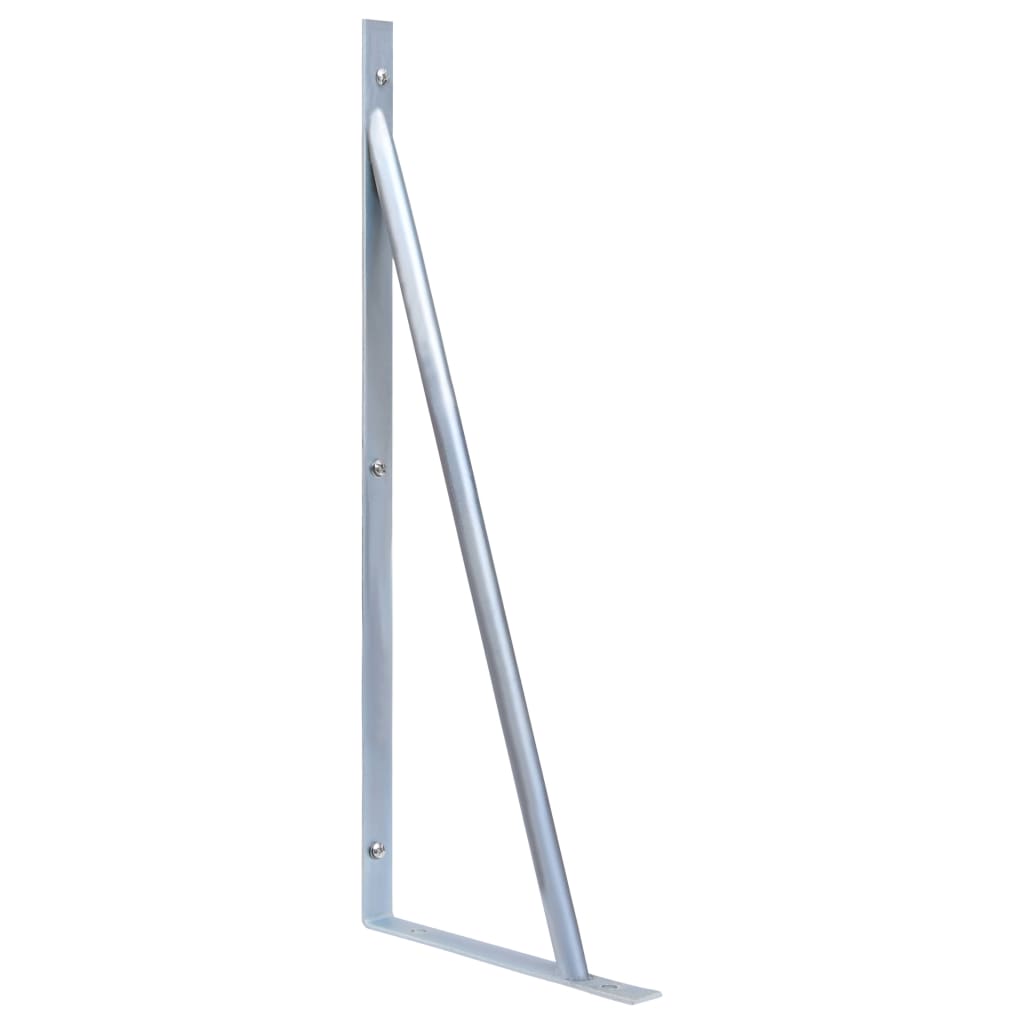 Soporte de soporte Vidaxl Post 2 st Galvanized Steel