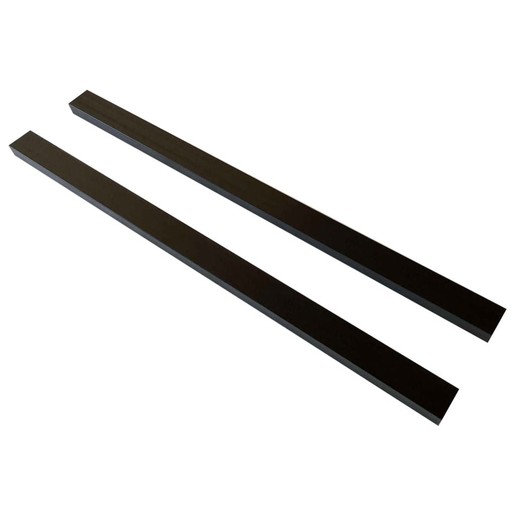 Vidaxl UnderCommon 6 St 170x8.5x4,5 cm HKC nero