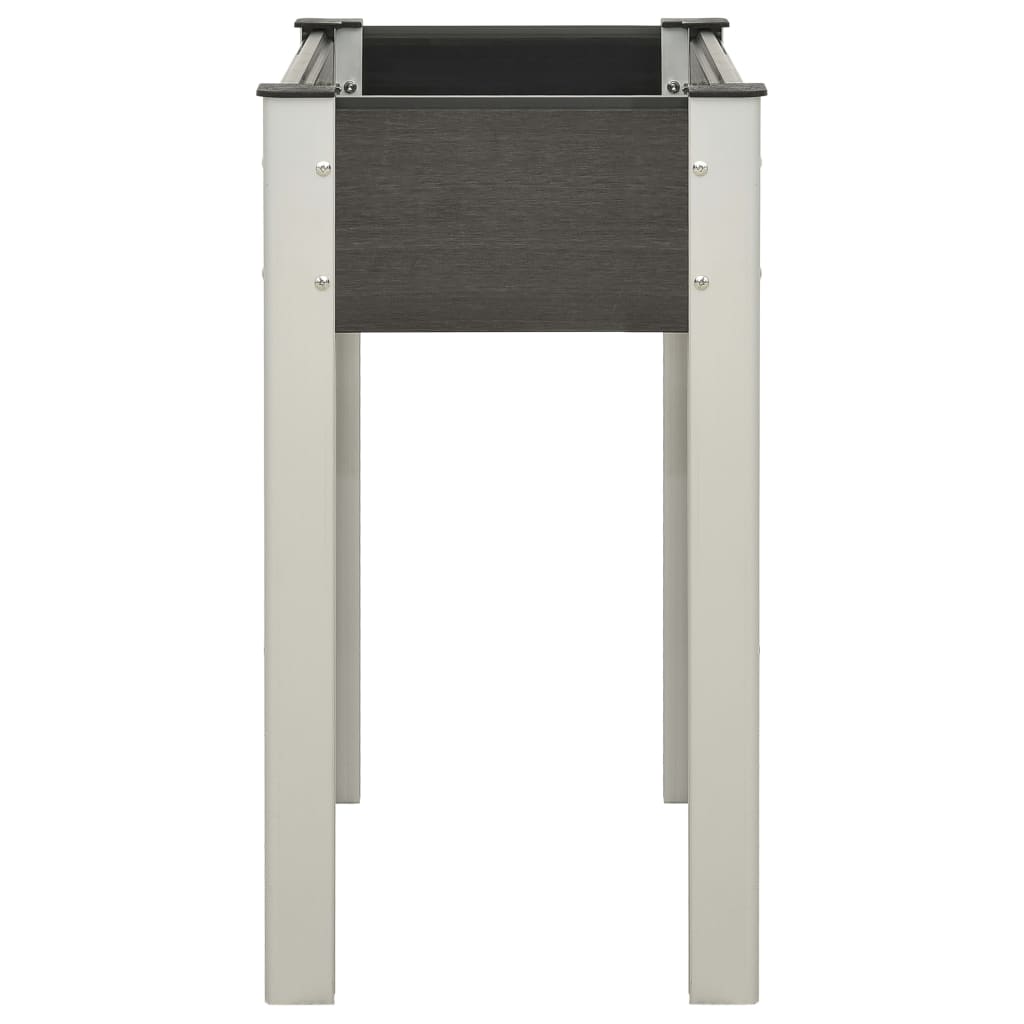 Plantador Vidaxl elevado 75x40x75 cm HKC Gray