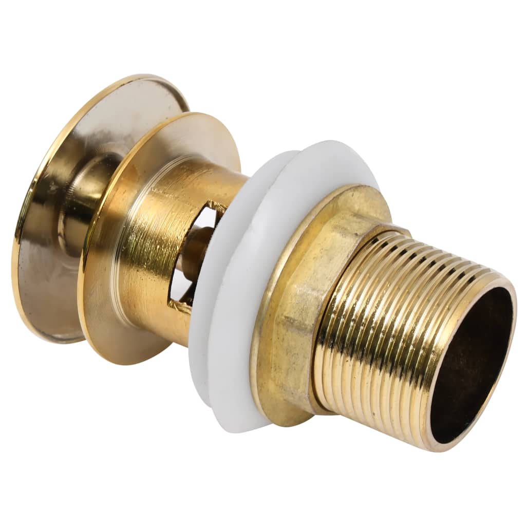 Pop-up di drenaggio Vidaxl senza overflow 6.4x6.4x9.1 cm colorato in oro