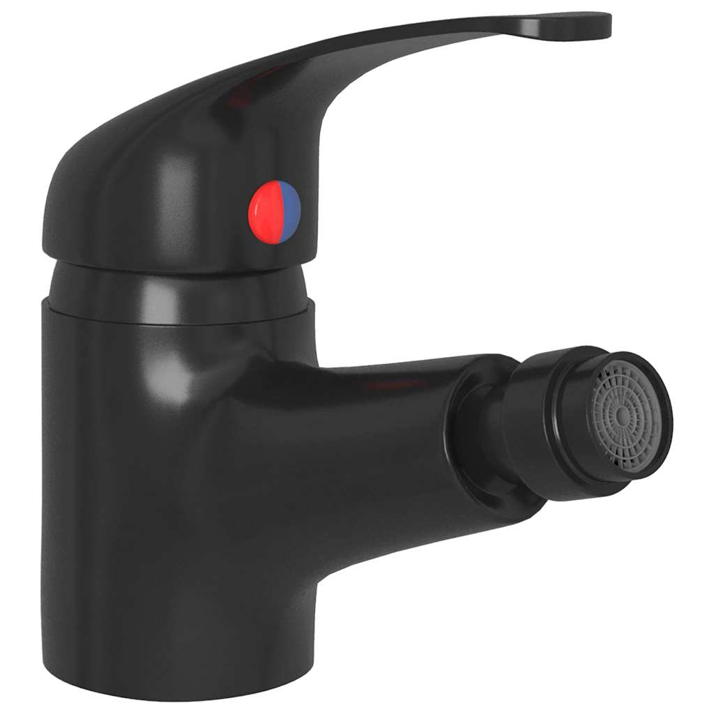 Vidaxl Bidet Valve 13x12 cm nero
