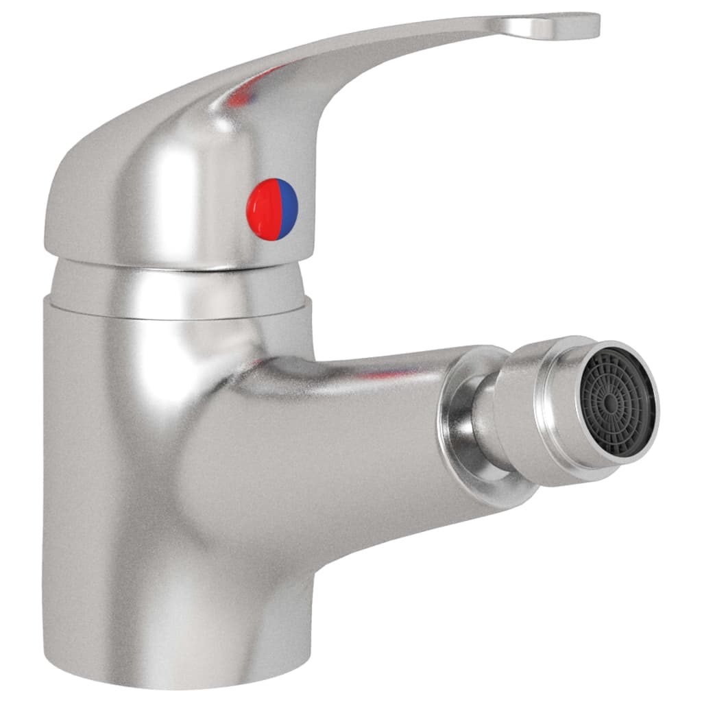 Válvula de bidet Vidaxl 13x12 cm de color plateado