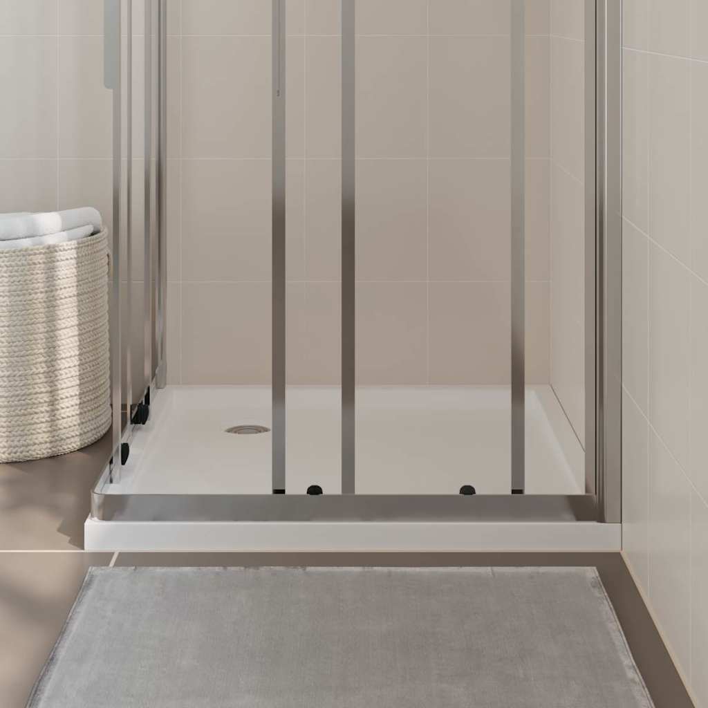 Vidaxl Shower bandeja cuadrado 80x80 cm blanco