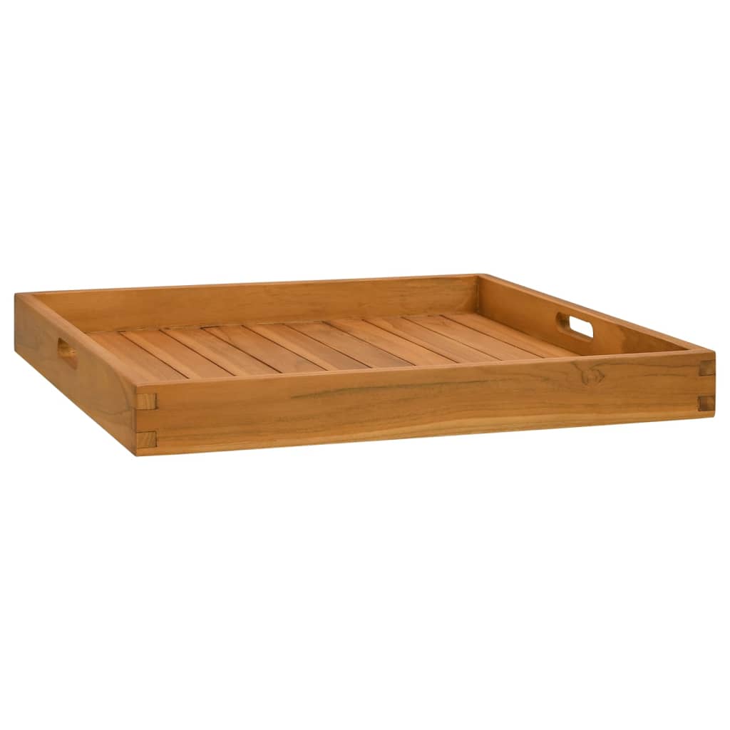 Vidaxl vassoio 60x60 cm teak solido