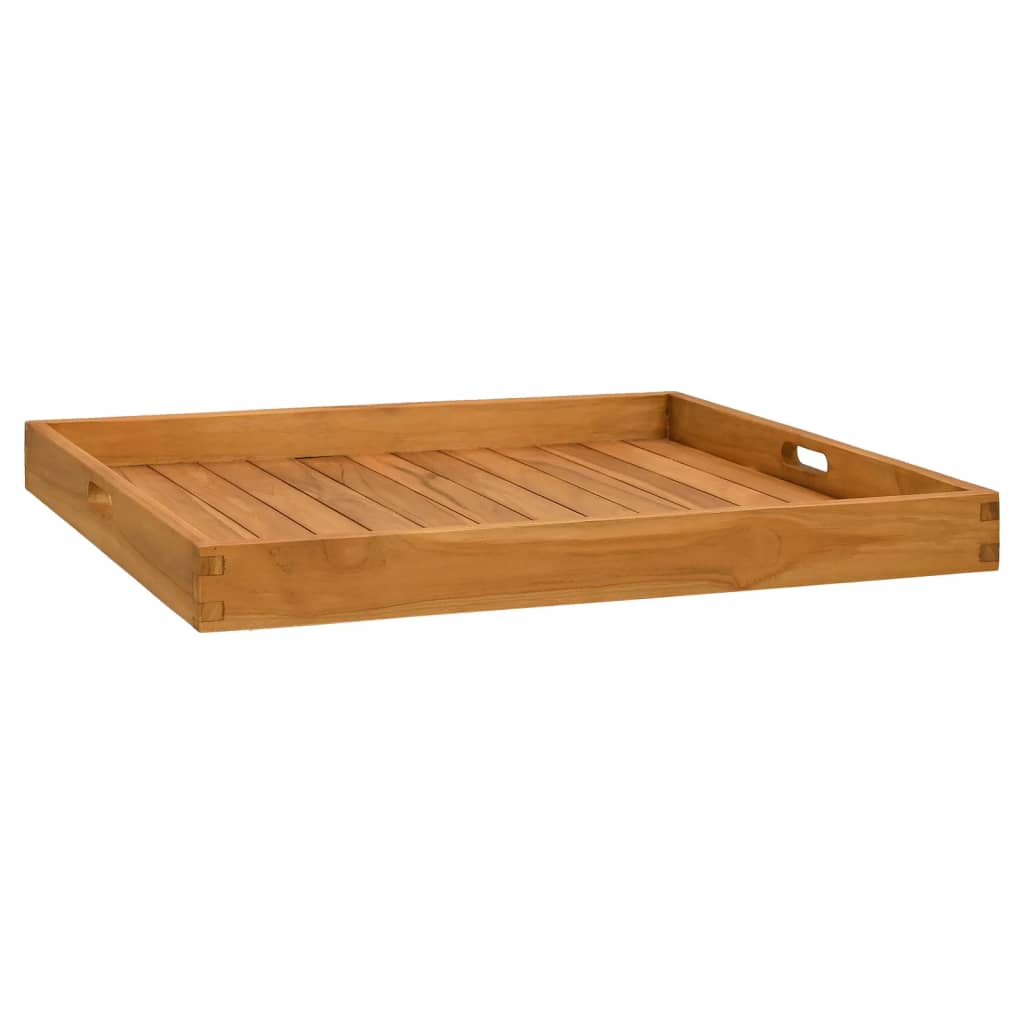 Vidaxl bandeja 70x70 cm Tea de teca sólida