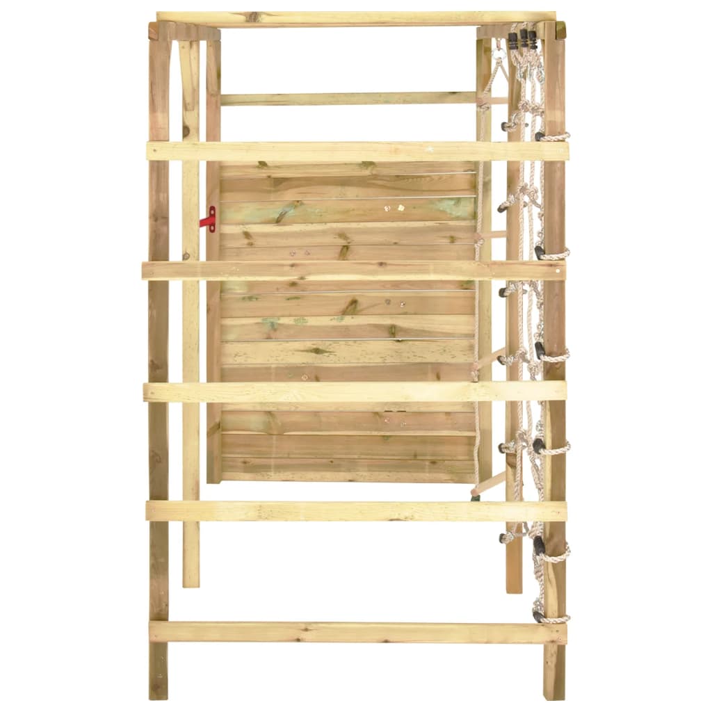 Marco de escalada Vidaxl 240x100x170 cm Pine impregnado