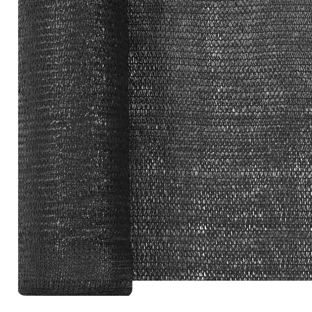 Vidaxl privacynet 195 g m² 1.2x10 m HDPE NEGRO