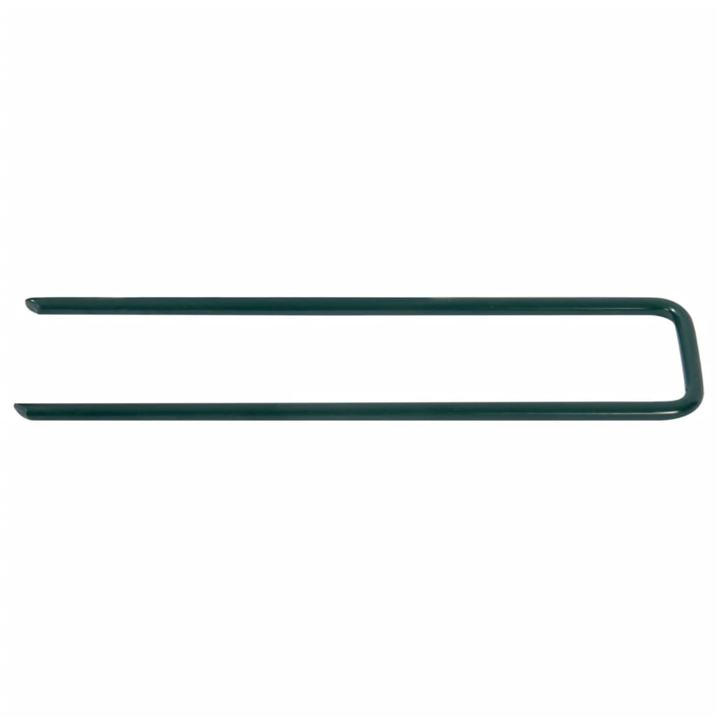 Vidaxl Pegus de hierba artificial 50 PC Iron en forma de U