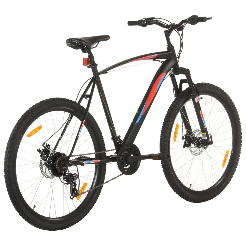Vidaxl Mountainbike 21 engranajes de 29 pulgadas ruedas de 53 cm marco negro