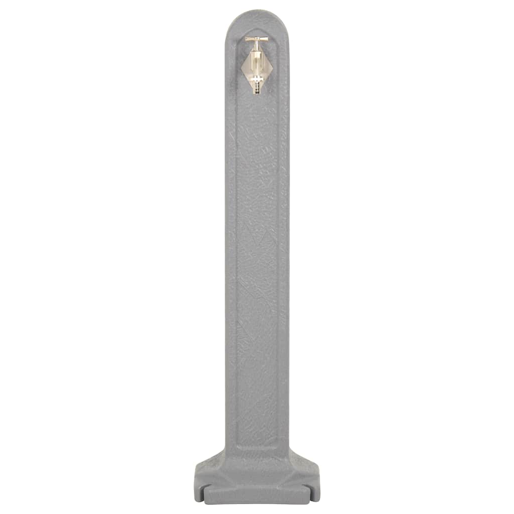 Colonna d'acqua Vidaxl con pietra di rubinetto Grigio chiaro