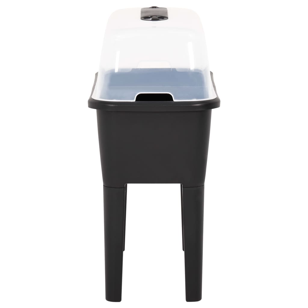 Vidaxl Planning Box elevado 77x38.7x82 cm PP