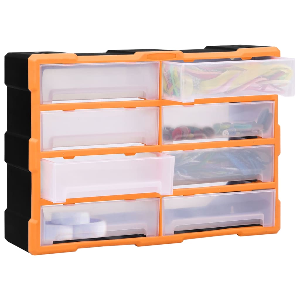Organizador de Vidaxl con 8 cajones grandes 52x16x37 cm