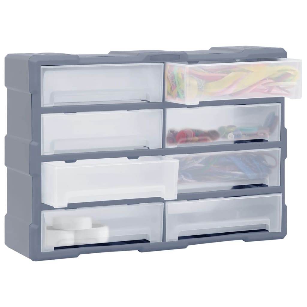 Organizador de Vidaxl con 8 cajones grandes 52x16x37 cm